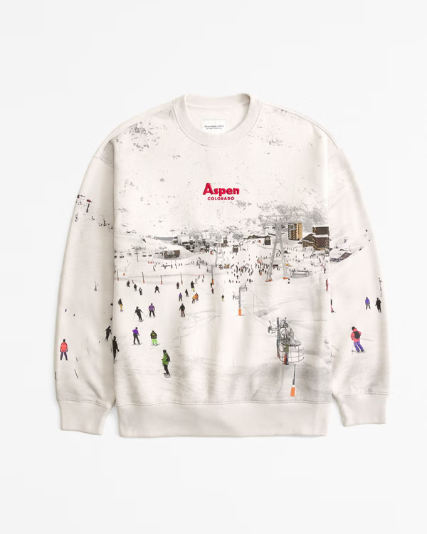 Ski Destination Vintage Sunday Crew | Abercrombie & Fitch (US)