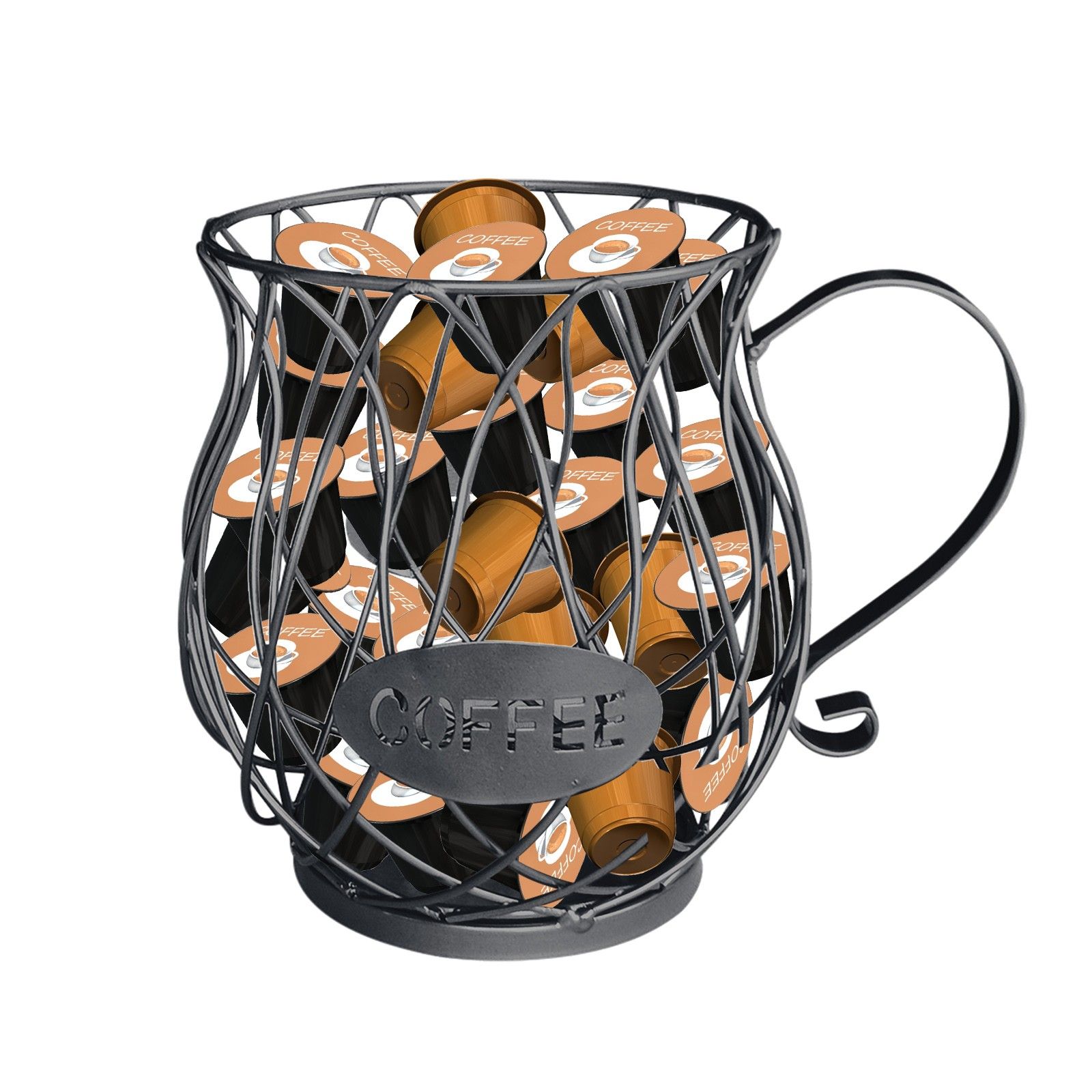 Coffee Pod Holder and Organizer Mug,Cup Keeper Coffee & Espresso Pod Holder, Coffee Mug Storage B... | Walmart (US)