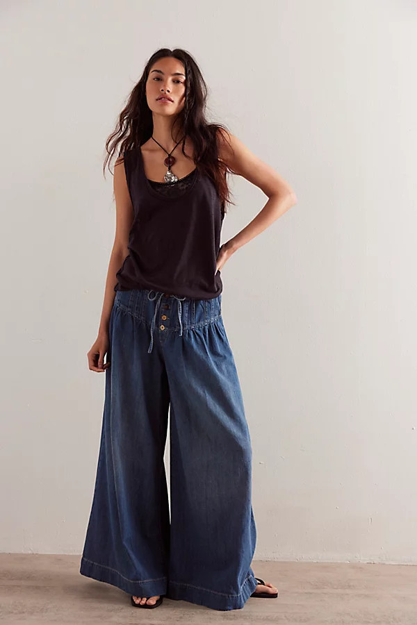 We The Free Forget Me Knot Pull-On Jeans | Free People (Global - UK&FR Excluded)
