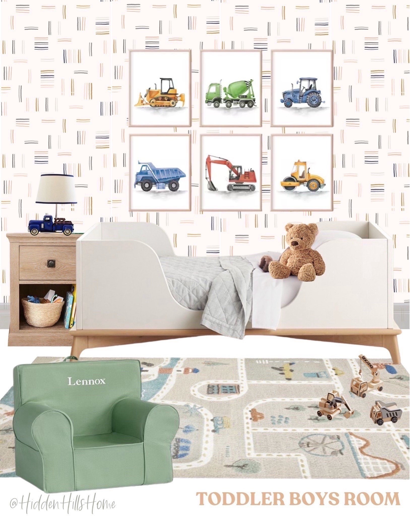 Boys bedroom mood board, little boys room, playroom bedroom, boys room design ideas, boys room, trucks bedroom #kids #boys 


#LTKHome #LTKSaleAlert #LTKKids