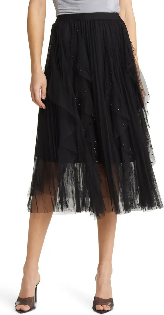 Wendy Beaded Tulle Skirt | Nordstrom