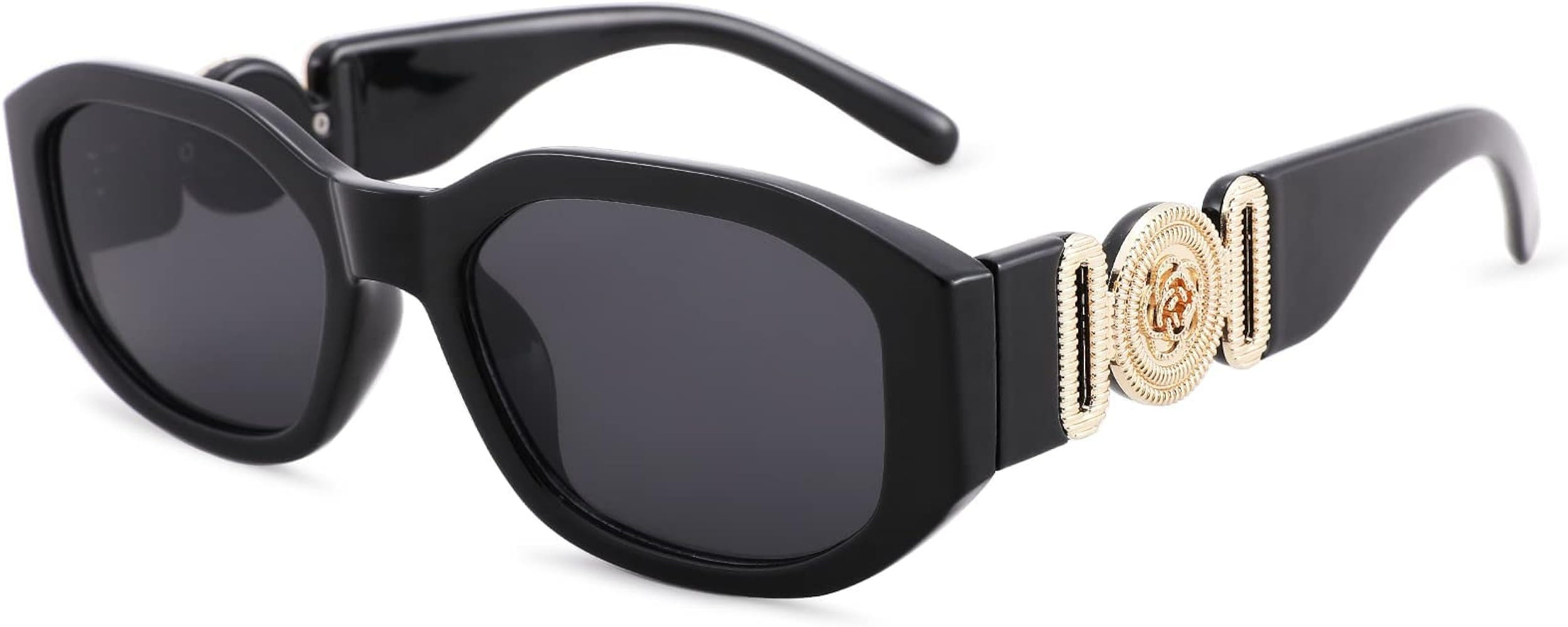 COASION Irregular Trendy Rectangle Sunglasses Women Vintage Fashion Design UV Protection Sun Glas... | Amazon (US)