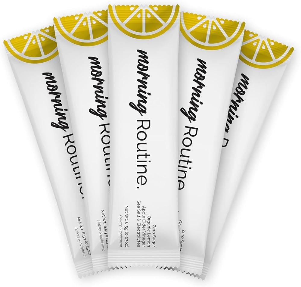 ROUTINE Morning Daily Hydration | Electrolyte Powder Packets with Apple Cider Vinegar, Lemon, and... | Amazon (US)