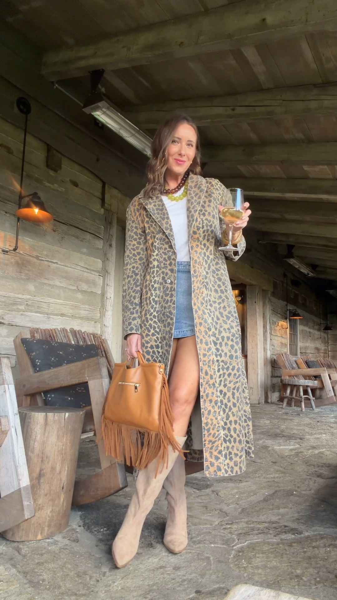 Wearing a small in my leopard coat!

#LTKootd #LTKTravel