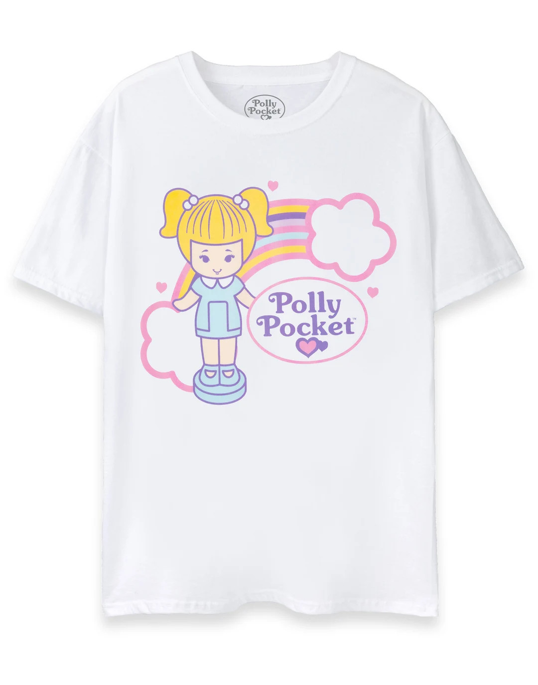 Polly Pocket Womens White Doll Short Sleeved T-shirt - Etsy | Etsy (US)