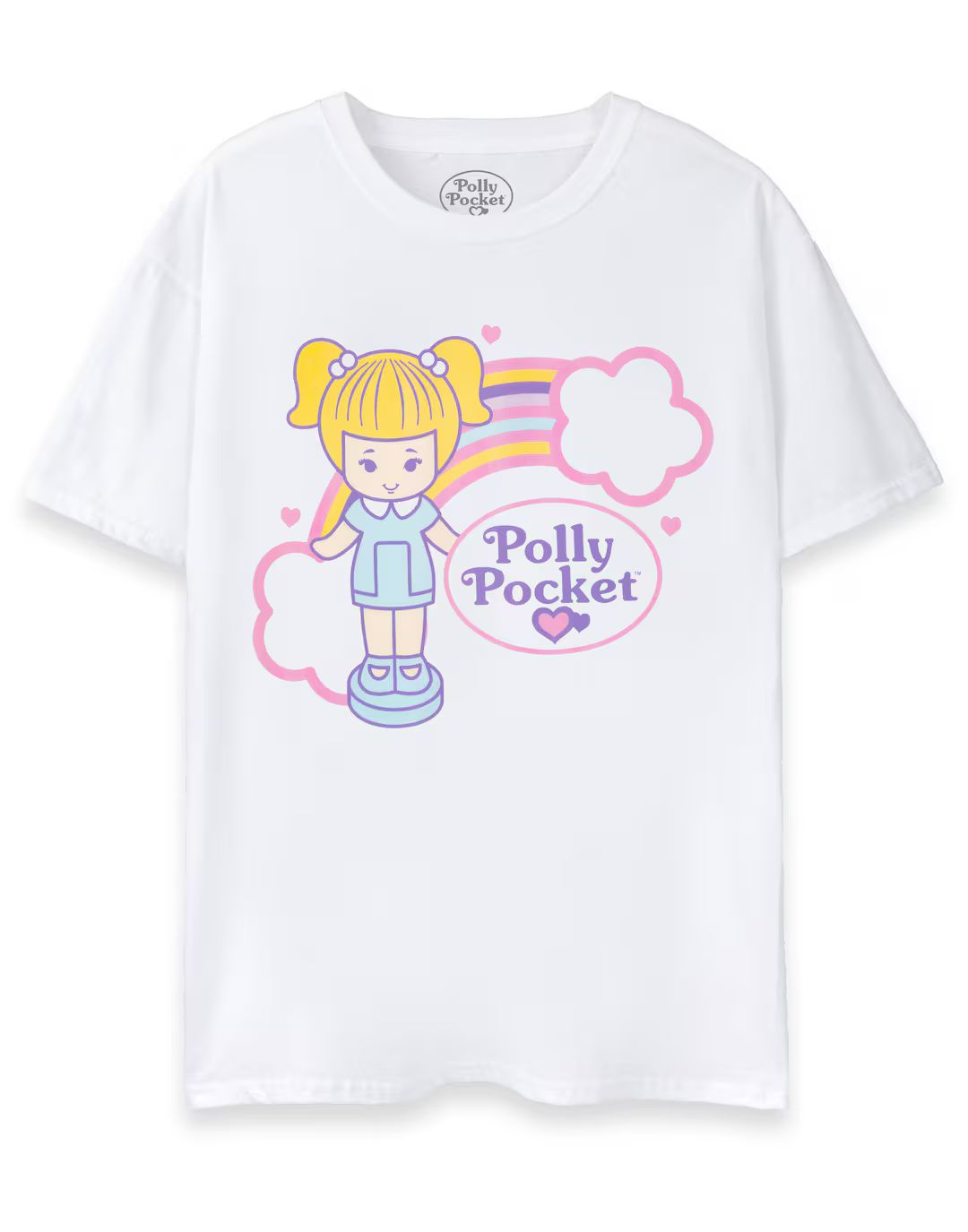 Polly Pocket Womens White Doll Short Sleeved T-shirt - Etsy | Etsy (US)