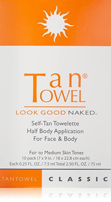Tan Towel Self Tan Towelette Classic 10 Count | Amazon (US)