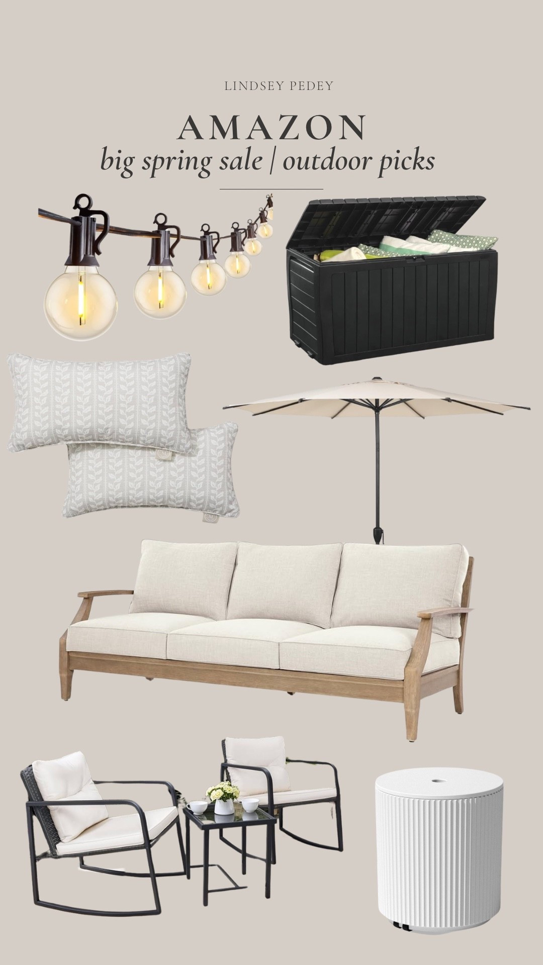 Outdoor picks on sale for Amazon spring sale!


Patio furniture, outdoor, Amazon outdoor finds, big spring sale, conversation sets, outdoor pillows, outdoor decor

#LTKSaleAlert #LTKSeasonal #LTKHome