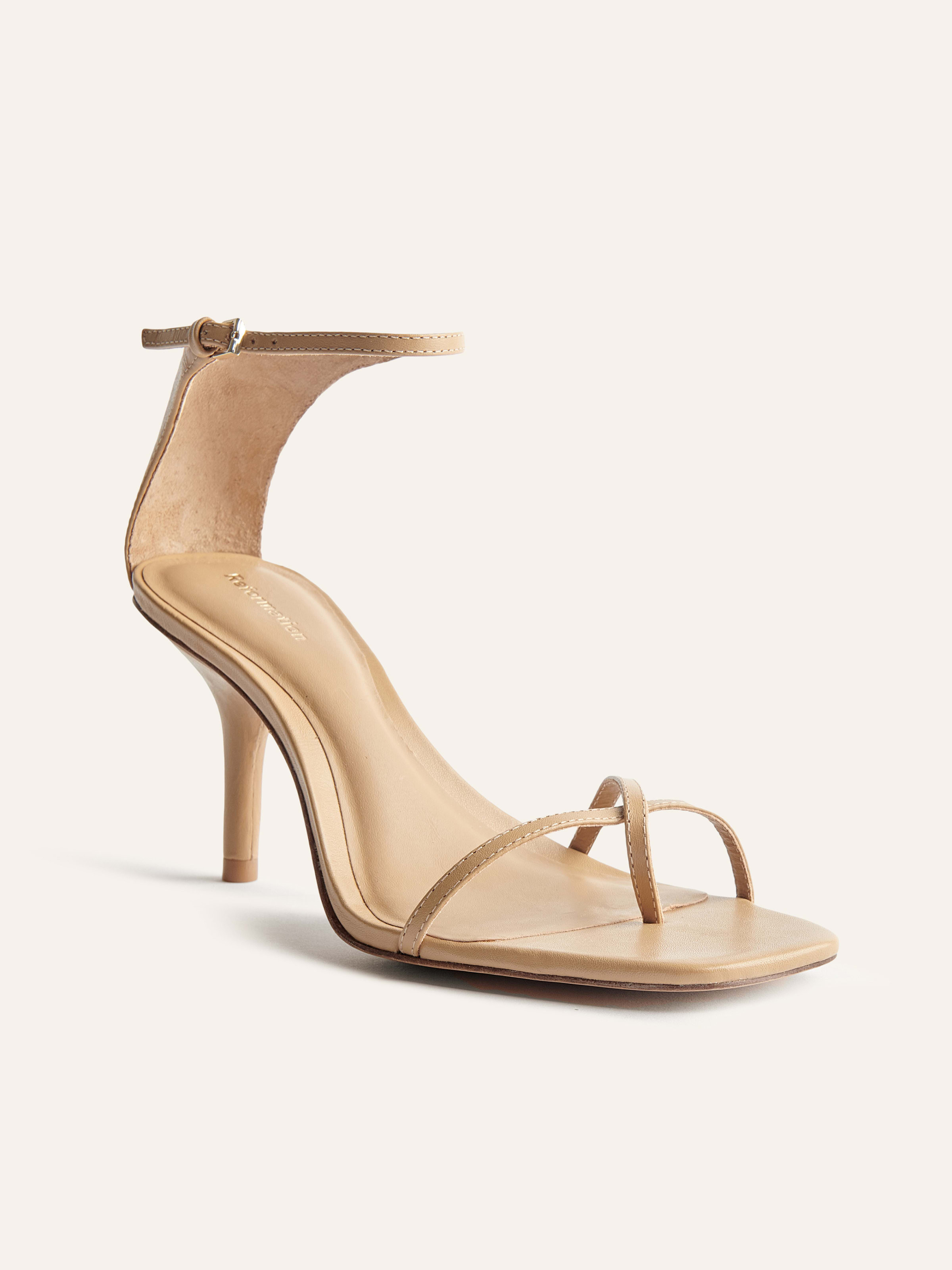 Gigi Strappy Mid Heel Sandal | Reformation (Global)