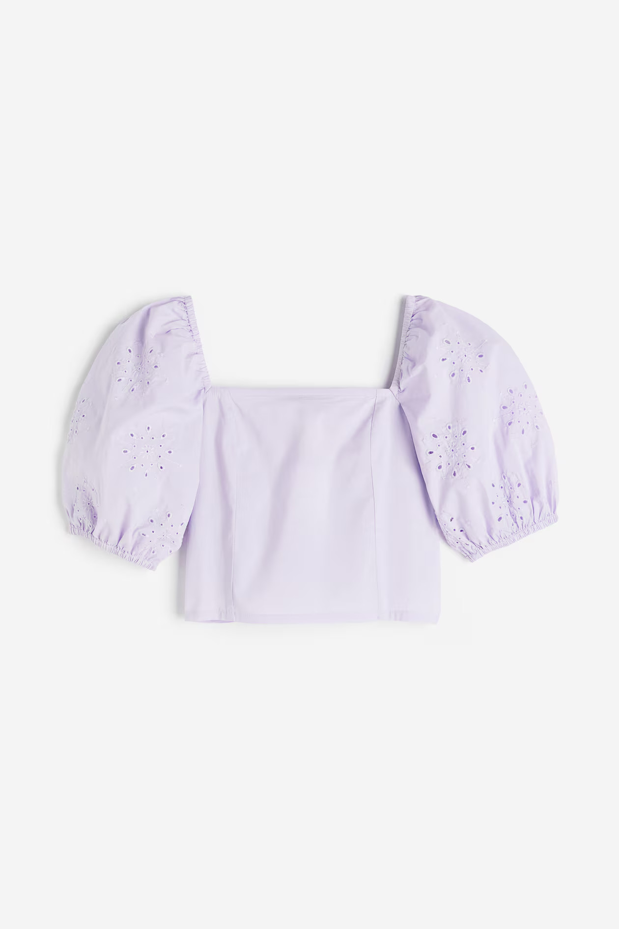 Puff-sleeved blouse | H&M (UK, MY, IN, SG, PH, TW, HK)