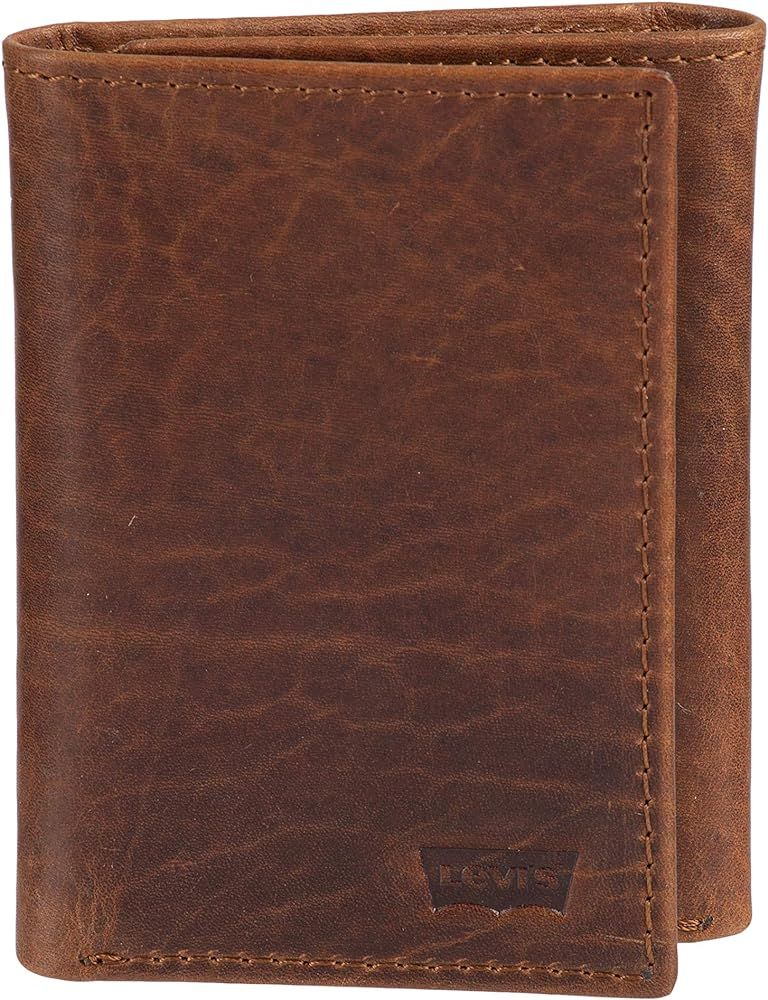 Levi's Men's Trifold Wallet-Sleek and Slim Includes Id Window and Credit Card Holder | Amazon (US)