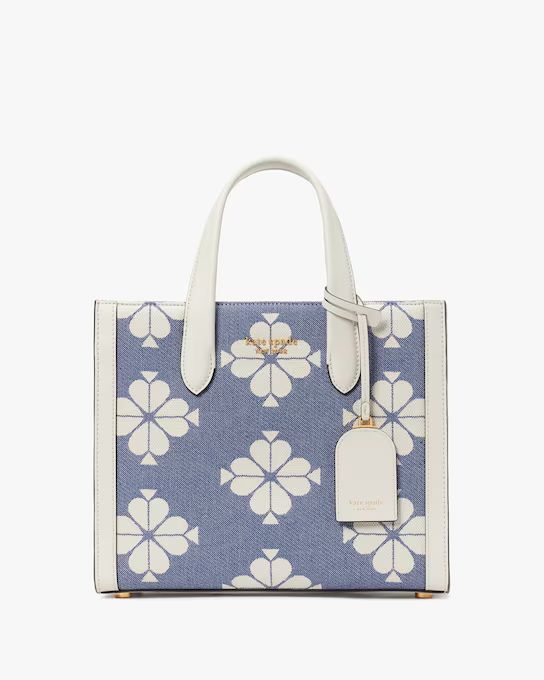 Spade Flower Two-tone Canvas Manhattan Small Tote | Kate Spade (US)