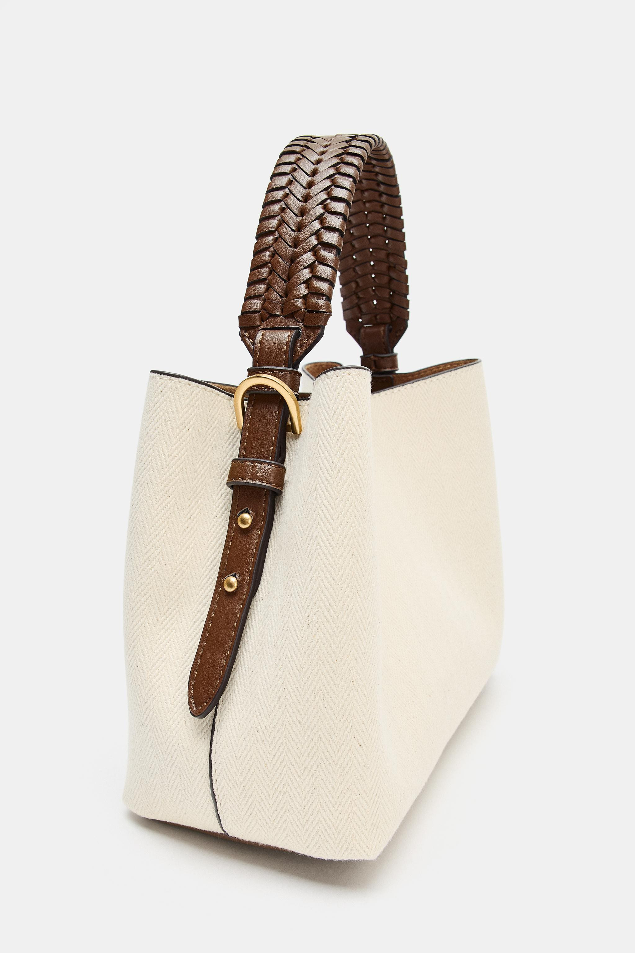 WOVEN STRAP CANVAS BAG | Zara US