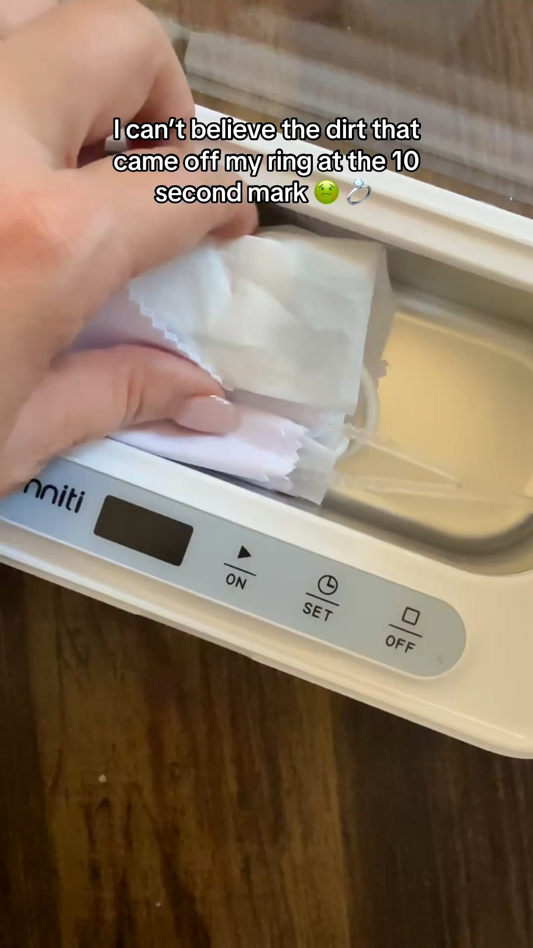 I thought my jewelry was clean… until I used this ultrasonic cleaner and saw what came off 😳 just water + the machine and my rings, glasses, and watch look brand new again. 

#LTKselfcare #LTKSaleAlert #LTKHome