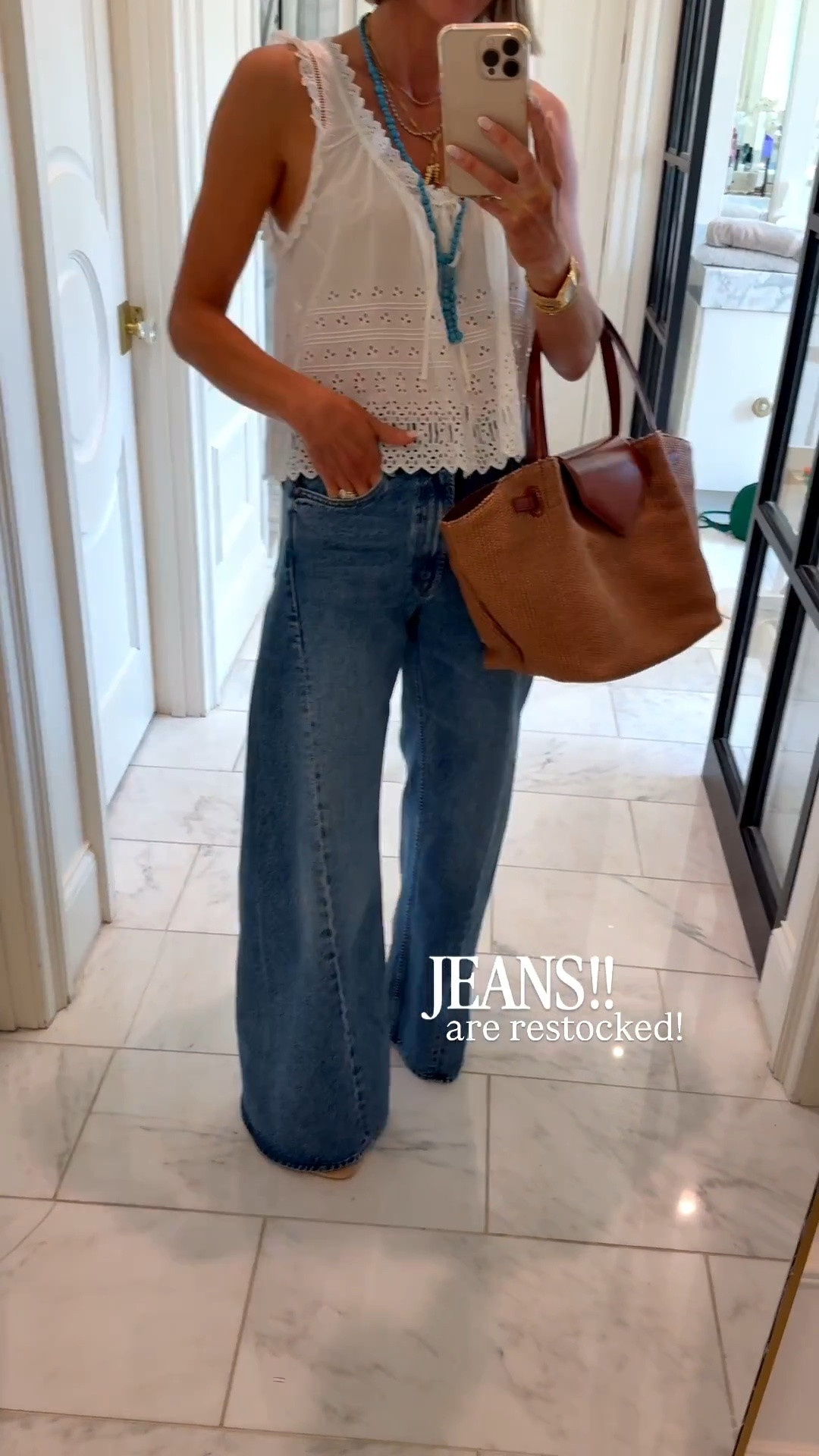 BEST SELLER ALERT 🙌🏻

These viral MOTHER jeans had everyone going crazy last year—and for good reason. One of my favorite wide-leg styles that instantly elongates your legs and you’ll wear year-round. 👖✨ I suggest sizing down one size these run a tad big.

#LTKsummer #LTKjeans