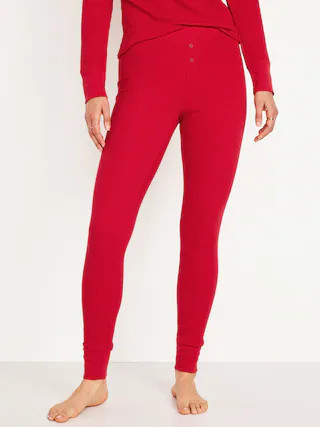 Waffle-Knit Pajama Leggings for Women | Old Navy (US)