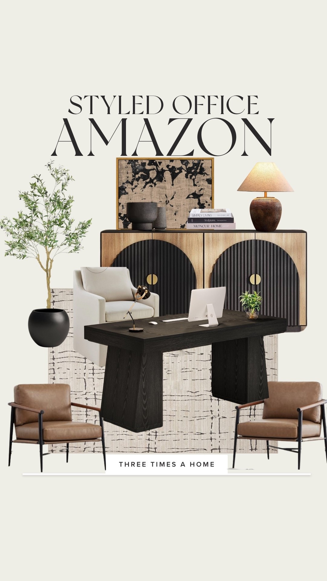 Home office space but make it chic and elevated 💻 everything is from Amazon! 

#LTKWorkwear #LTKHome