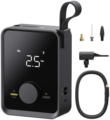 HOTO Tire Inflator Portable, Electric Air Pump Pro for Car Tires with Digital Pressure Gauge 120P... | Amazon (US)
