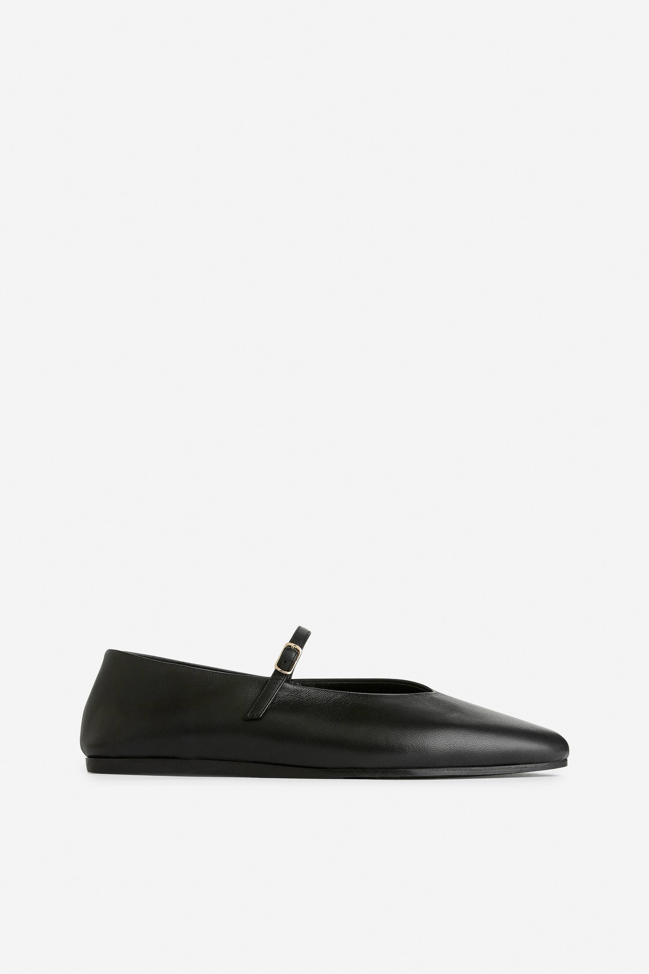 Leather Mary Jane Flats | H&M (UK, MY, IN, SG, PH, TW, HK)