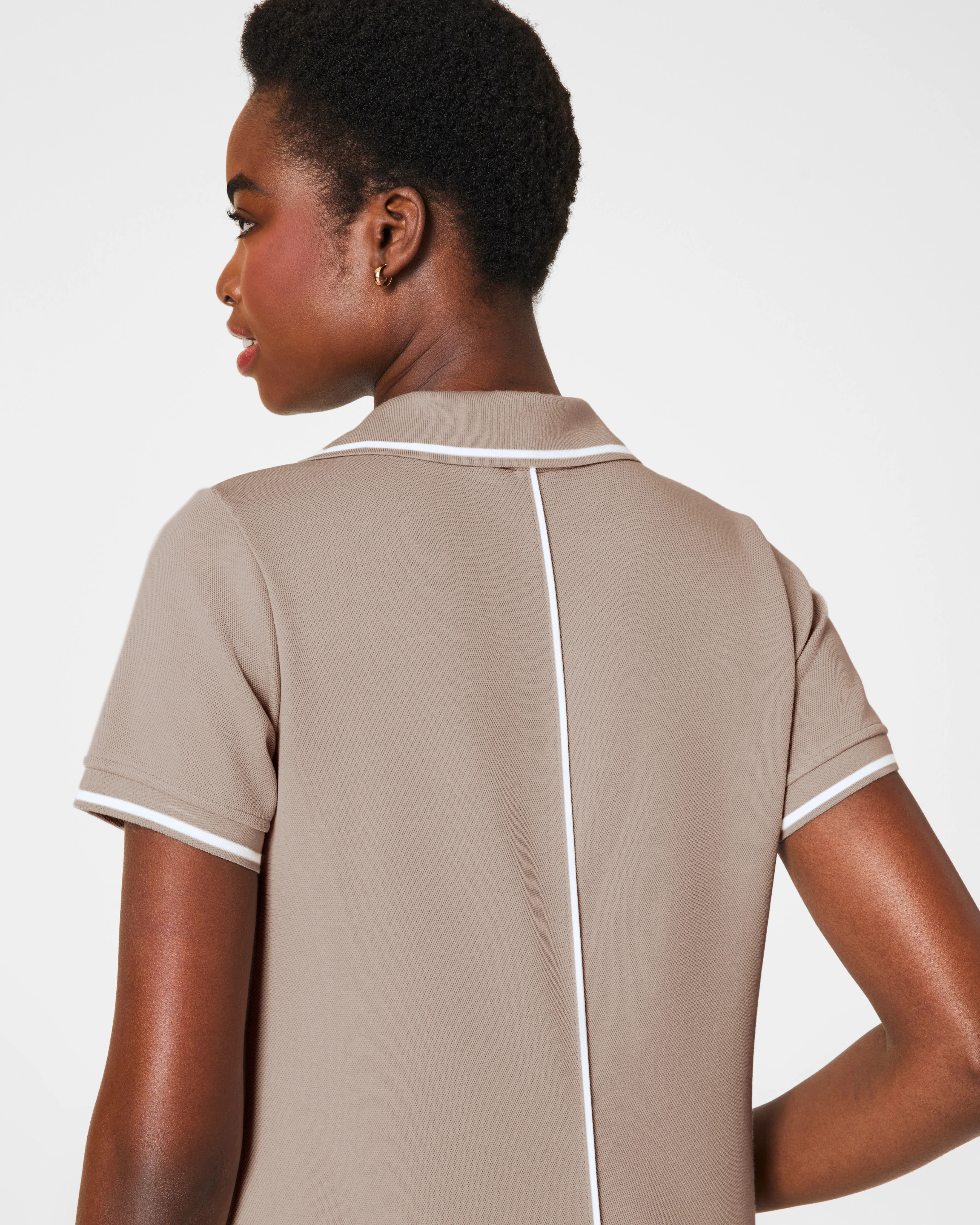 SPANX® AirEssentials Pique Polo Midi Dress | Spanx