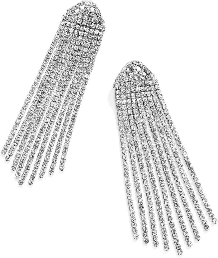BaubleBar Deirdre Crystal Fringe Drop Earrings | Nordstrom | Nordstrom
