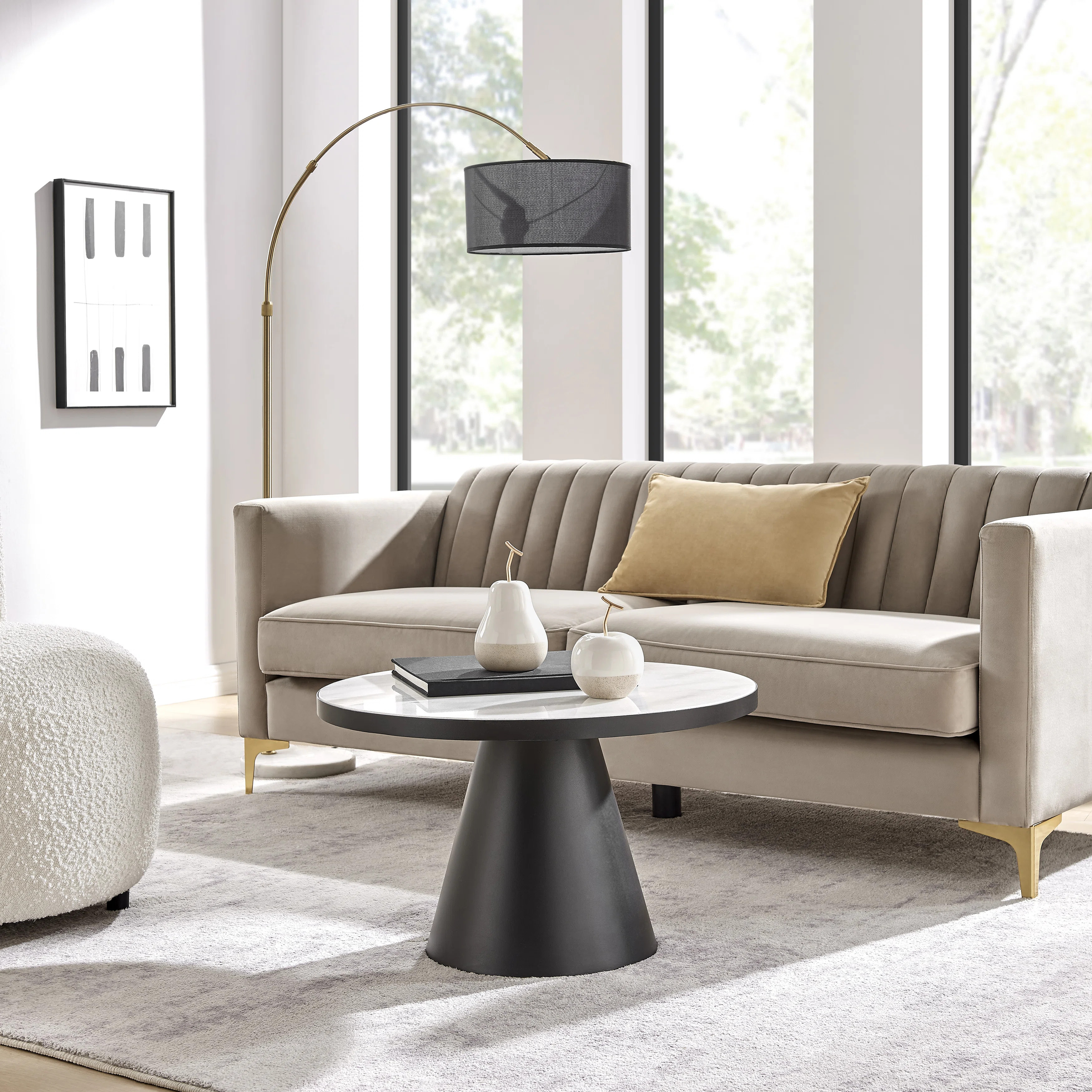 Vost Dipped Fruit Decorative Accent Ceramic Sculpture Figure Set Of 2 | Wayfair North America