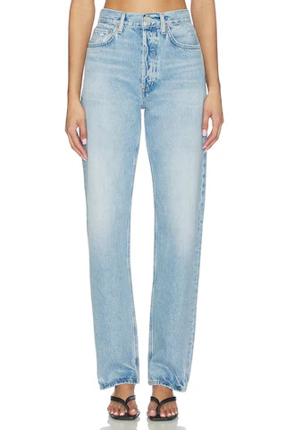AGOLDE 90's Mid Rise Loose Jeans in Stream from Revolve.com | Revolve Clothing (Global)