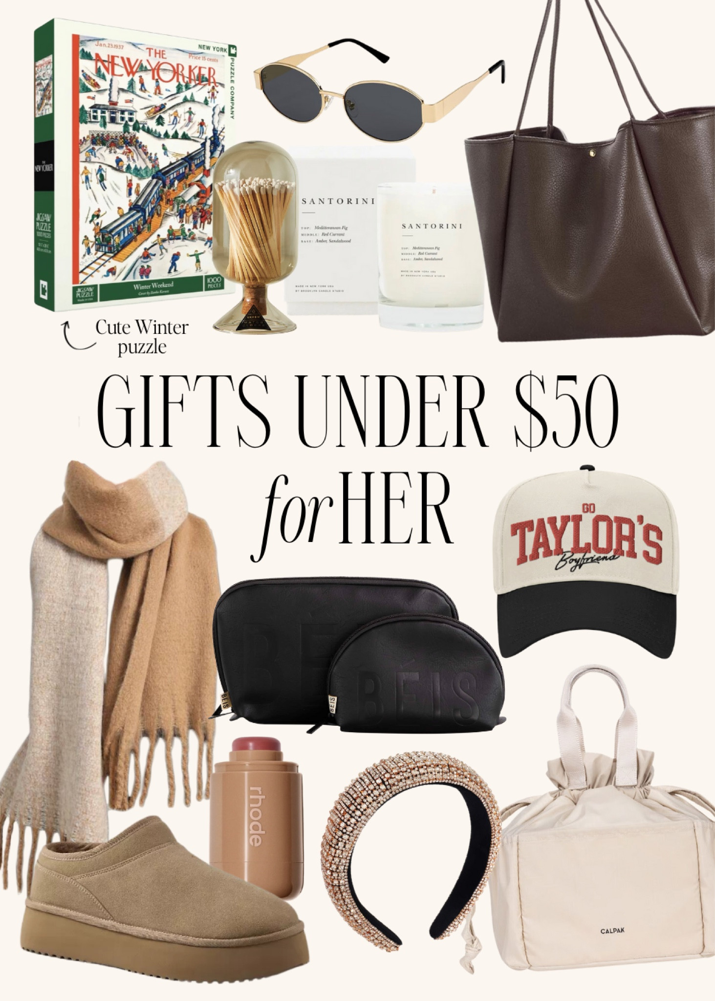 Holiday gifts under $50 for her 🎁 Get a head start so you’re not rushing last minute! 

2024 holiday gifts, 2024 holiday gift guide, Christmas gift ideas 2024, 2024 holiday gift, Christmas gifts, Christmas gift guide, Christmas gift idea, holiday gift guides, 2024 Christmas presents, 2024 holiday presents, 2024 holiday gift ideas, xmas gifts, xmas gift, under $50 holiday gifts, small gifts, small gift idea

#LTKHoliday #LTKFindsUnder50 #LTKGiftGuide