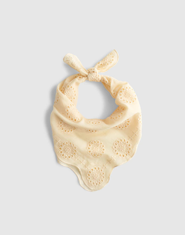 Organic Cotton Eyelet Bandana | Madewell