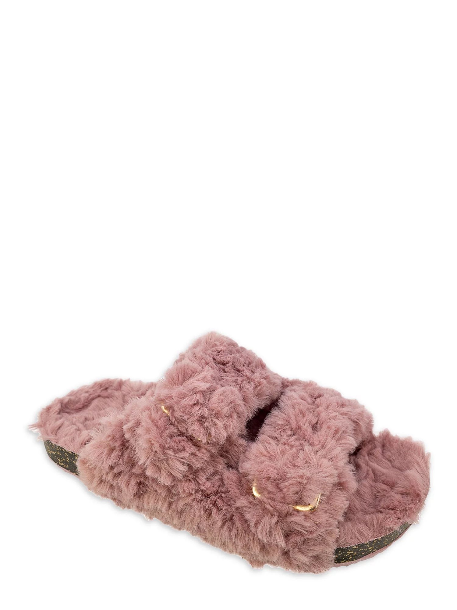 Secret Treasures Women's Slipper, Luxe Two Band Step-in - Walmart.com | Walmart (US)