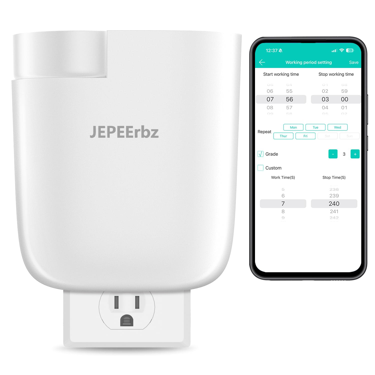 Plug in Diffuser, Waterless Oil Diffuser, Essential Oil Plug in Wall, Smart Bluetooth App Control... | Amazon (US)