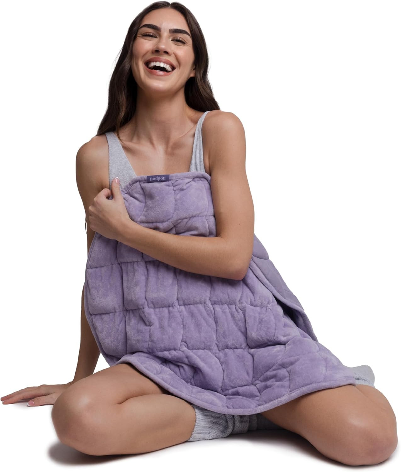 Amazon.com: nodpod Body 6.5lb Patented Compact Weighted Blanket I Perfect for Relaxation, Sleepin... | Amazon (US)