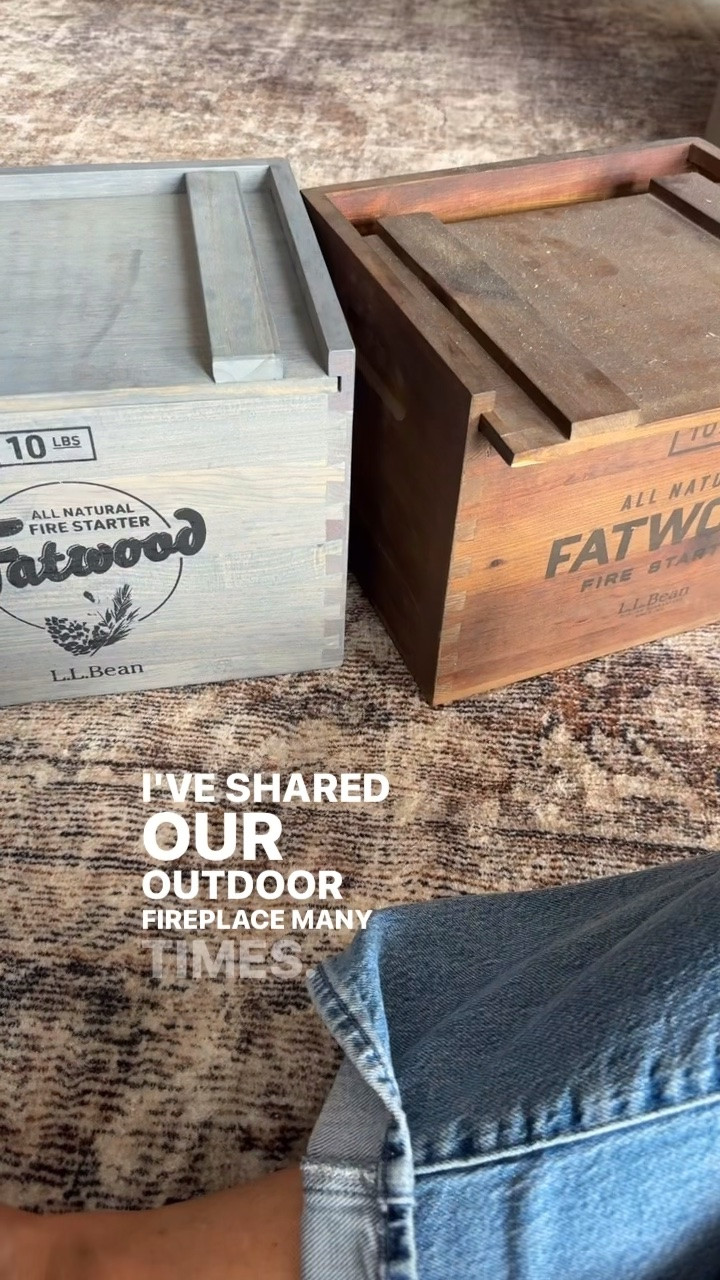 What we use to start a fire in our outdoor fireplace. 
Would also make a great gift idea for Christmas.

#LTKHome #LTKSeasonal