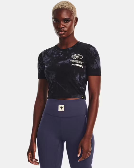 Women's Project Rock Disrupt Printed Short Sleeve | Under Armour (US)