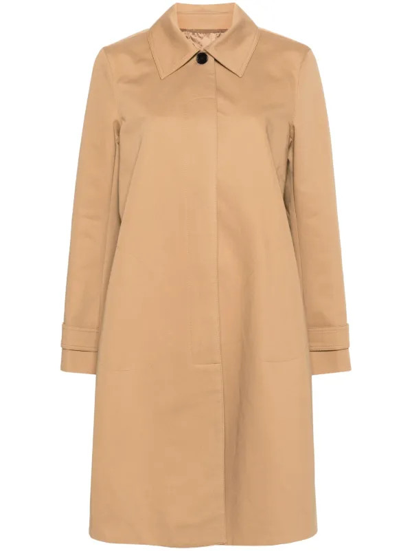 TOTEME Gabardine Midi Raincoat - Farfetch | Farfetch Global