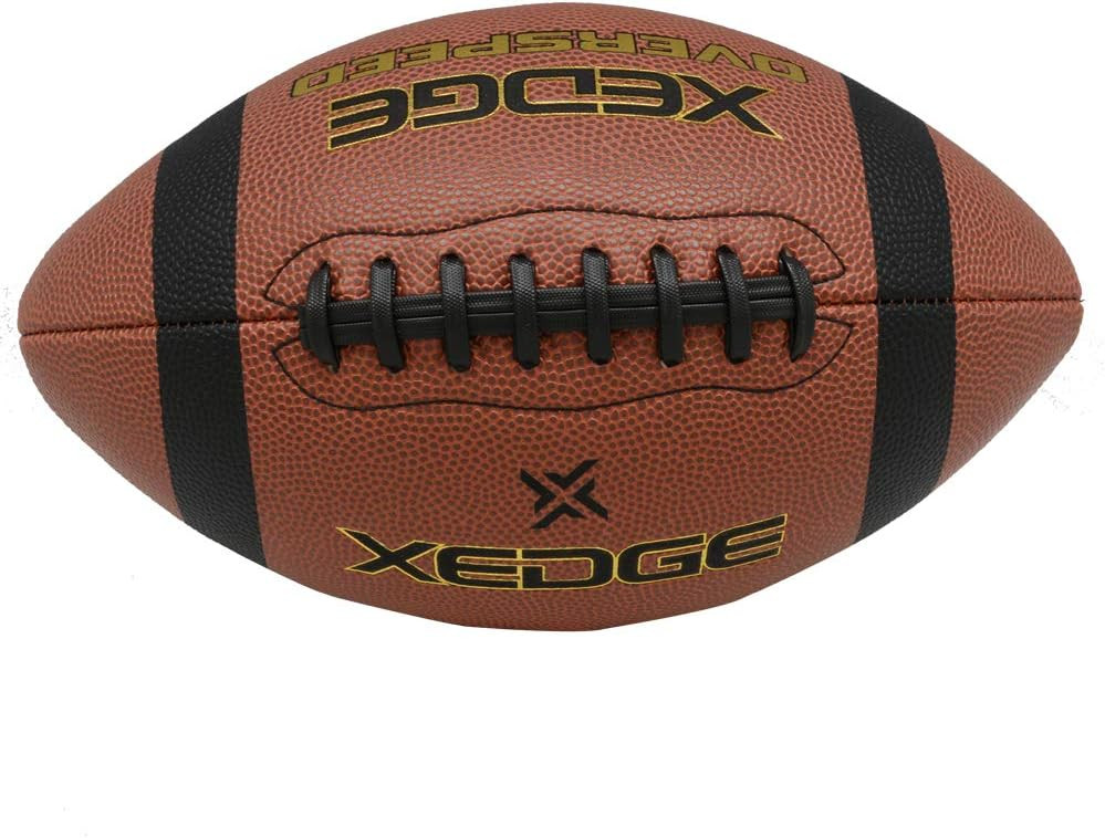 XEDGE Composite Leather Indoor/Outdoor Footballs for Training and Recreational Play Size 6,7,9 | Amazon (US)