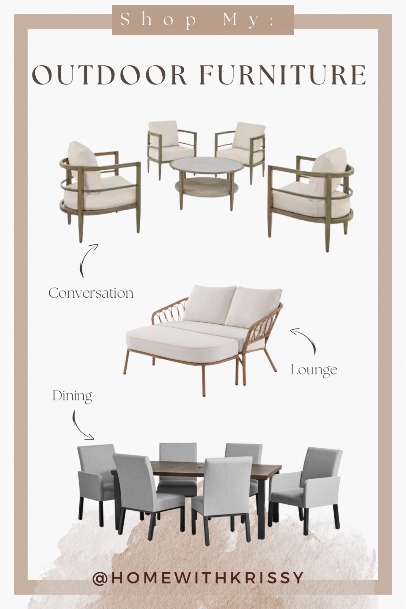 Shop my current outdoor furniture! 

#LTKFind #LTKhome #LTKSeasonal