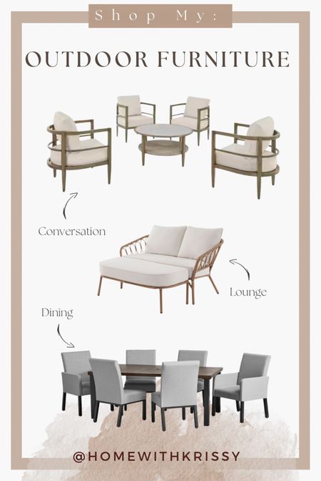 Shop my current outdoor furniture! 

#LTKFind #LTKhome #LTKSeasonal