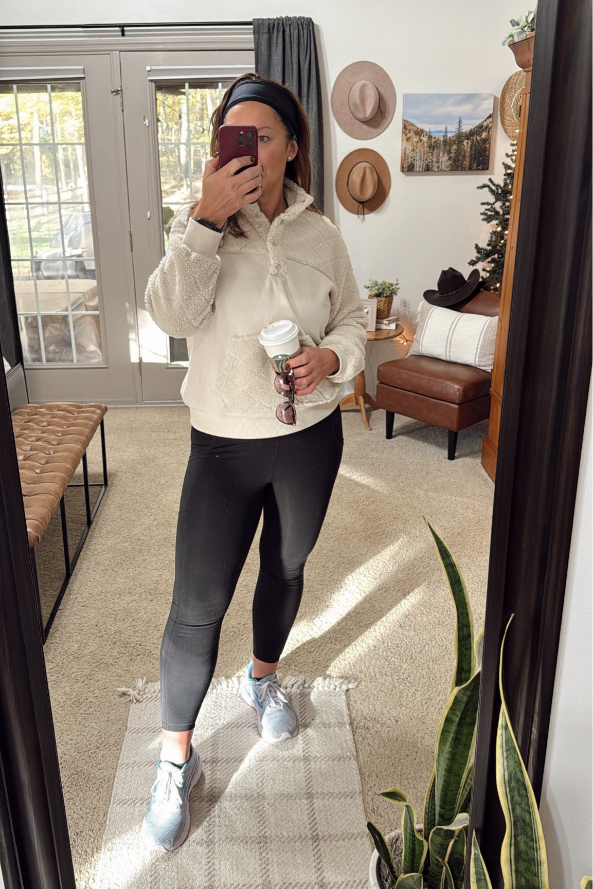 This Quilted Fleece Pullover is 100% comfy cozy fall perfection!!
Comes in Sizes S-XXXL and also available in “Range Green” - color shown is “Ivory Sugar”  wearing a size large. 
Snap buttons. Kangaroo front pocket. Cuffed wrists and waistband. 

#walmartfashion #fleecepullover #pullover #sunnies #sunglasses #brooks #brooksghost #oldnavy #blackleggings


#LTKActive #LTKSeasonal #LTKFitness