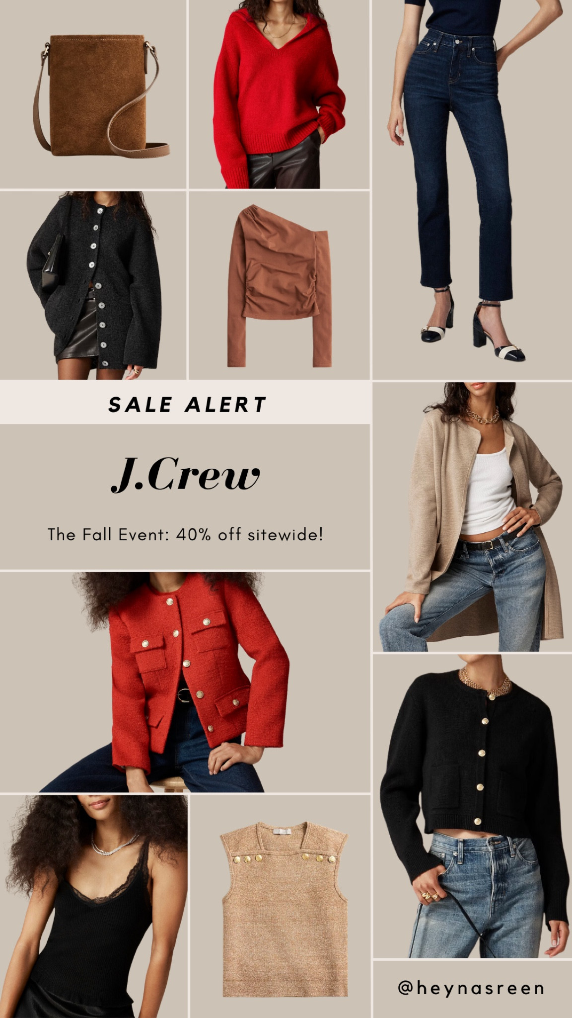 J.Crew is having a 40% off sitewide sale! Some of my favorite fall pieces here.

#LTKSaleAlert #LTKSeasonal #LTKStyleTip