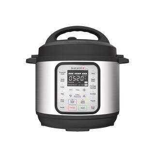 3 qt. Stainless Steel/Black Duo Plus Mini Electric Multi-Use Pressure Cooker | The Home Depot