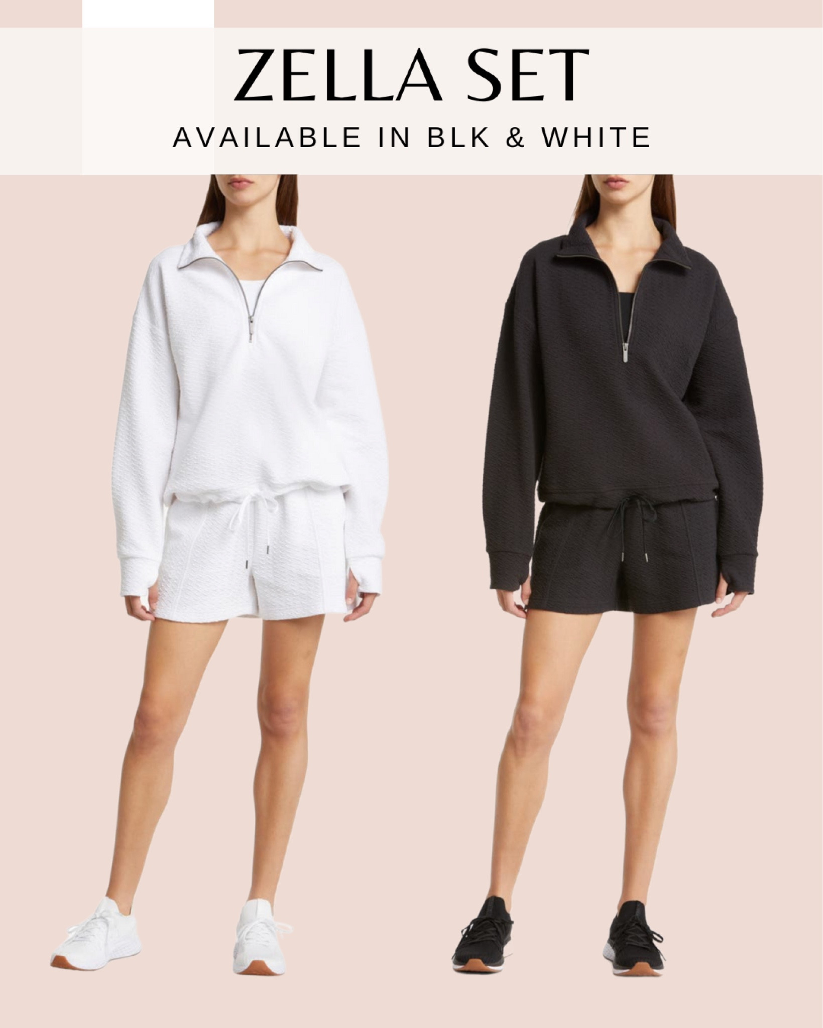 The BEST set! The quality of this is incredible, thick but not hot. White is not see through. Cannot recommend enough. I took a MED in both shorts and top  

#LTKfit #LTKFind