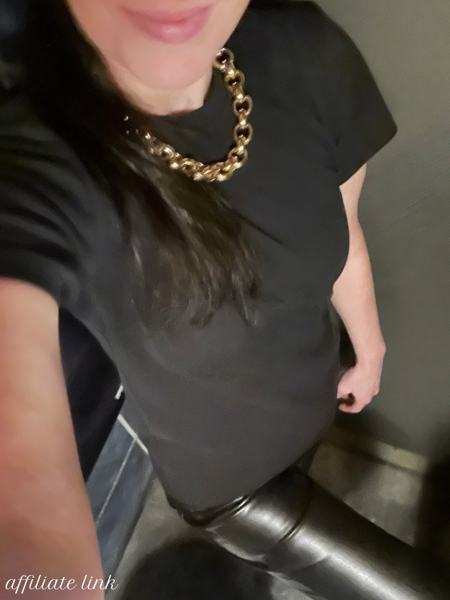 Black monochrome date night outfit!!

#datenightoutfit #dinneroutfit #ltkfashionover40 #ltkfashion #ltkunder50 #blacktshirt #statementnecklace #easyoutfit #ltksummeredit #fashionover40 #ltkunder100 

#LTKcanada #LTKstyletip #LTKsale