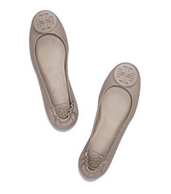 MINNIE TRAVEL BALLET FLAT, LEATHER | Tory Burch US