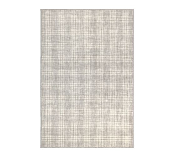 Custom Kiri Plaid Wool Rug | Pottery Barn (US)