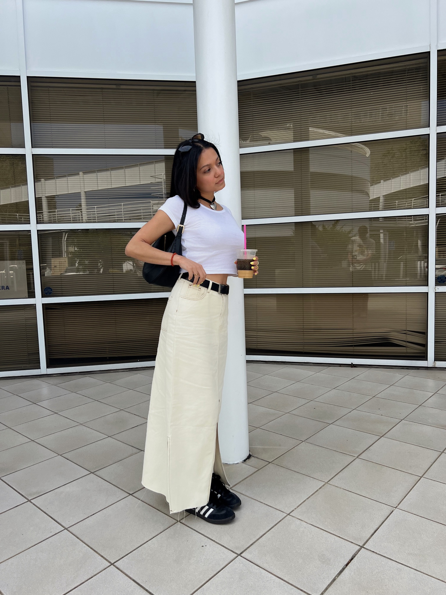 White denim skirt is a fashion must this summer 

#LTKSeasonal #LTKstyletip