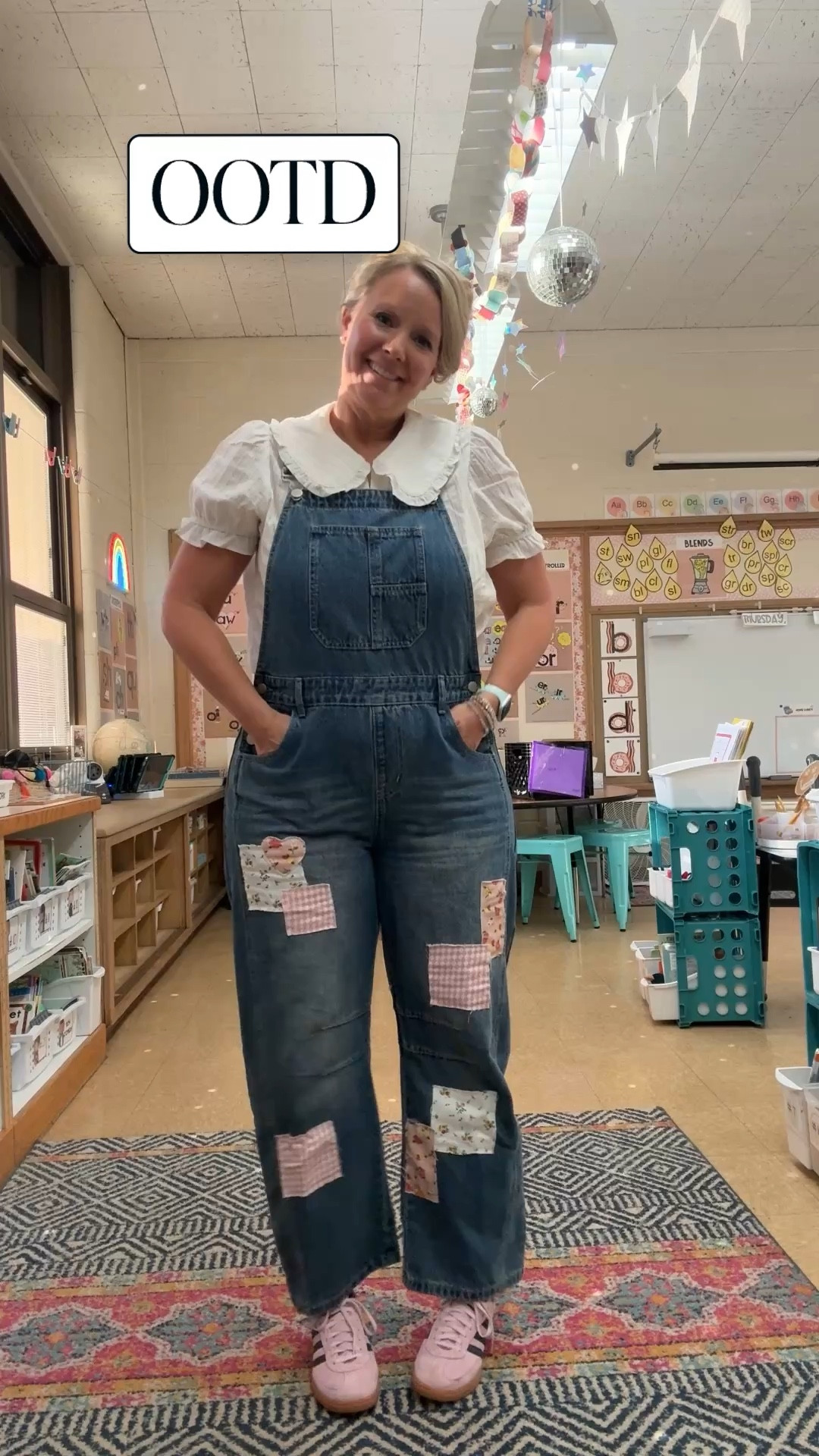 The sweetest spring overalls from @honeyjoyshop!! 

#LTKSaleAlert #LTKgrwm #LTKootd