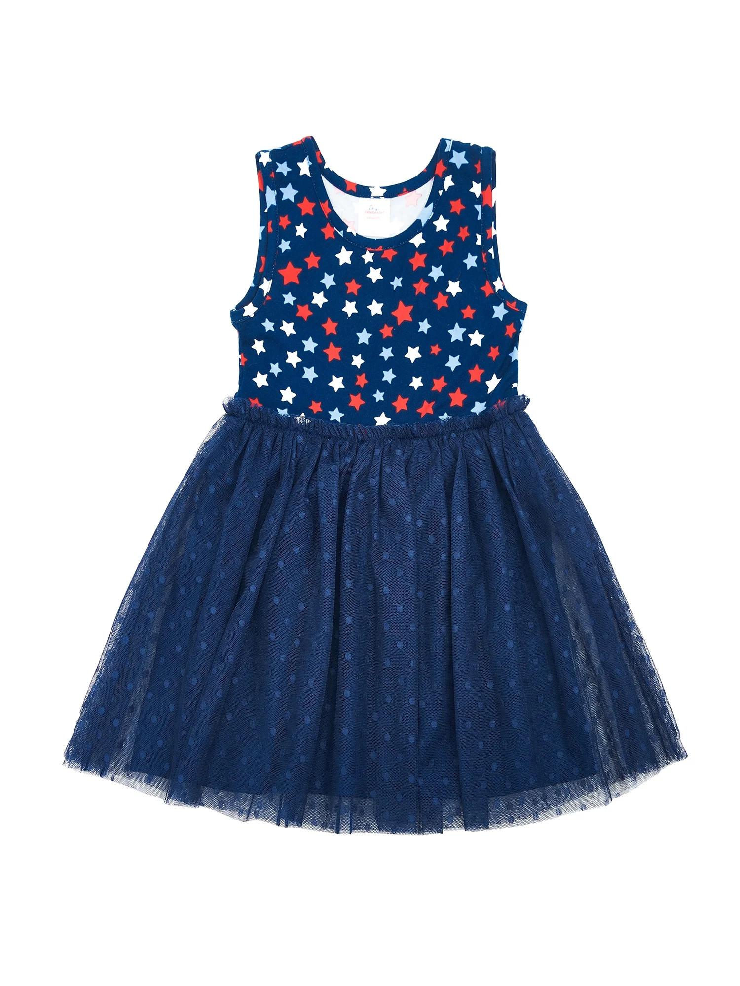 Way to Celebrate Toddler Girl Americana Tutu Dress, Sizes 12M-5T | Walmart (US)