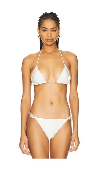Giselle Bikini Top in Cream | Revolve Clothing (Global)