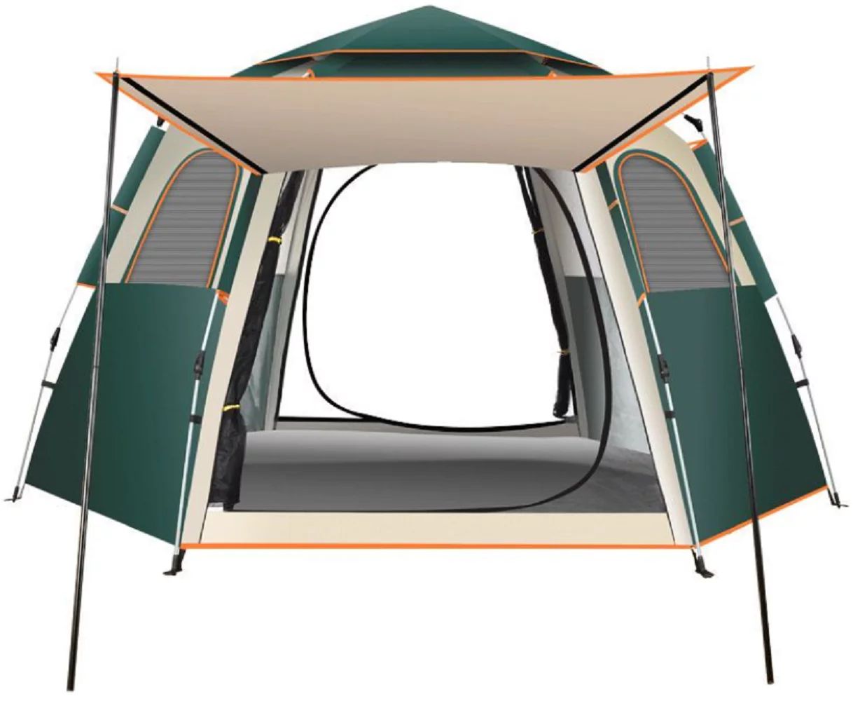 GVDV 6-Person Camping Tent, Instant Pop Up Tents, Easy Set Up Family Camping Tents & Shelter, Lig... | Walmart (US)